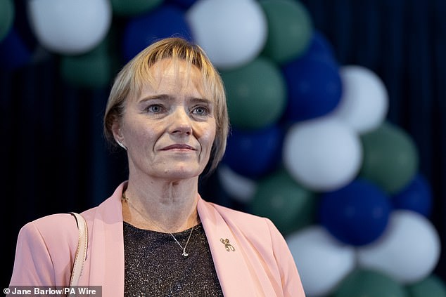 Sandie Peggie (pictured) won her claim for harassment in an NHS case in Scotland in 2025