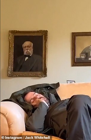 In 2020, Jack and Freddie poured jugs of water over Jamie while he enjoyed a blissful nap on a sofa