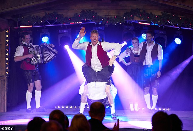 The men became firm friends after meeting on Sky One quiz show A League of Their Own