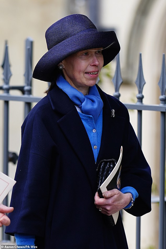 Lady Sarah, 62, who is the daughter of Princess Margaret, is not a working royal and only joins the family at special occasions. She is seen leaving the royal Easter Service this year
