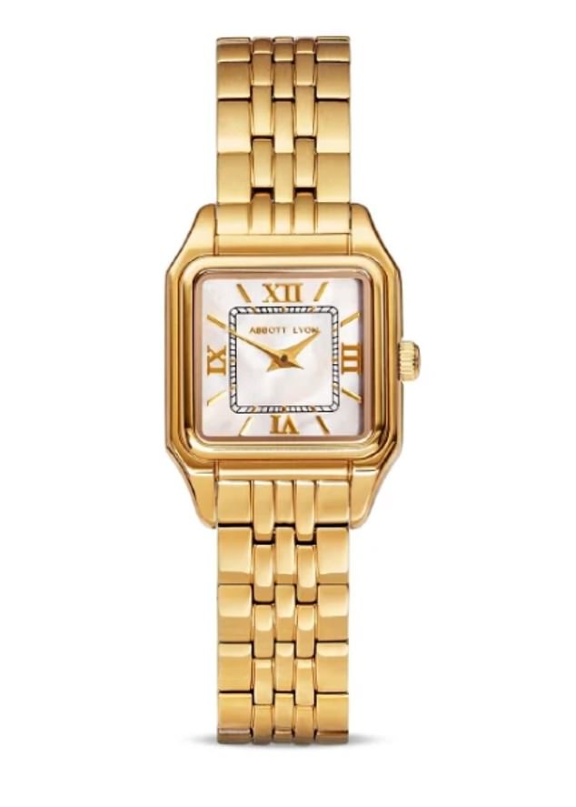 'Most people don't buy them intentionally to copy, but that's how they read and that's where regret creeps in, because they don't feel authentic long-term,' Lisa added. The Essence Gold 23 Watch is £149 on the Abbott Lyon site