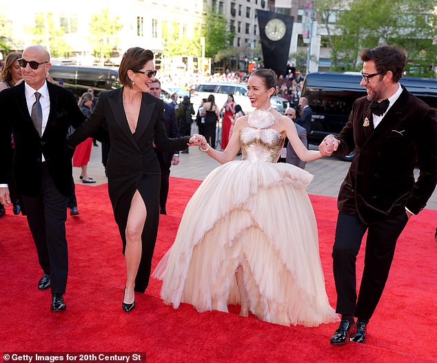 The US star has been married to Felicity, 44, since 2012. The couple were introduced by Emily, 43, at her 2010 wedding to John