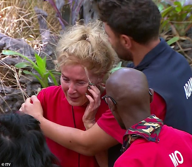 The actress revealed she had become unwell in the night and ITV had told her she cannot continue on the show due to ill health