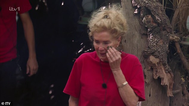 She said: 'I've got something to tell you all. I didn't feel very well and I had a bit of a funny turn and they've said I can't come back in I've got to go. 'I'm absolutely gutted. I don't want to go'