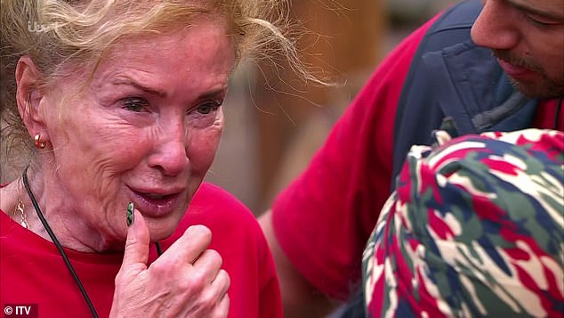 Ashley Roberts reassured her, 'You've got to look after yourself and we will see you in a few days'. Bev added: 'I don't want this to finish. I wanted to prove that older women could do it'