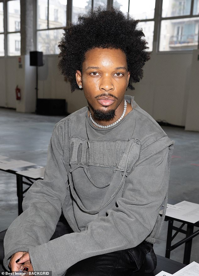 Murder suspect D4vd was transferred to the LA County Men's Central Jail on Monday night. He is pictured in March 2025