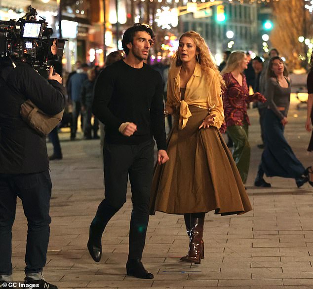 A recent filing obtained by the Daily Mail claims that a 'mean girl' label and other negative terms that stuck to Lively amid her feud with Baldoni's production studio led to a reputational hit that cost her between $36.5 million and $40.5 million; Baldoni and Lively pictured in January 2024