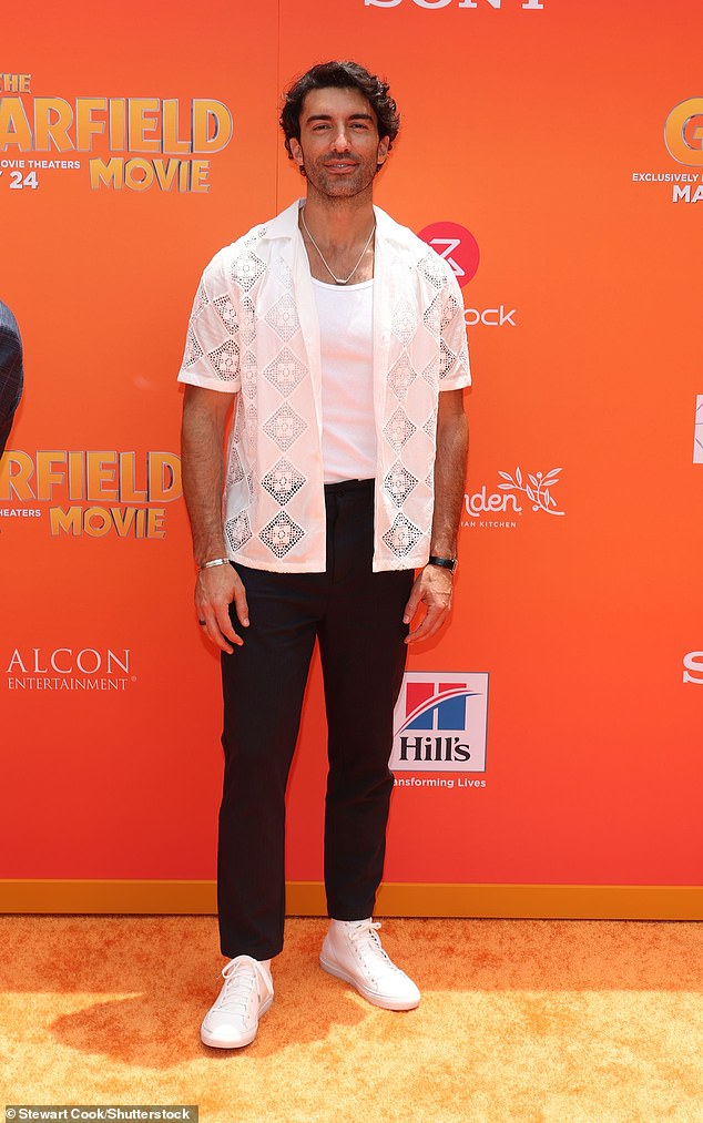 In a response, Wayfarer's legal team claims that Lively had damaged her own reputation, based on statements about her from Sony Pictures executives and news articles painting her as a 'mean girl' and a 'bully'; Baldoni is pictured in May 2024