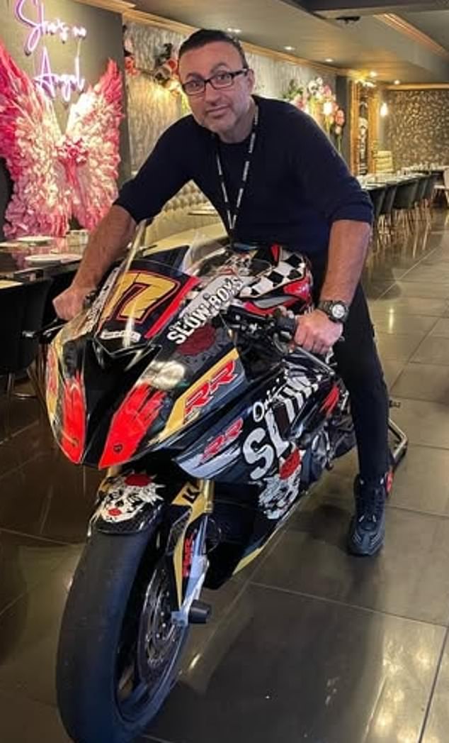 Mr Chaichy shared a post of himself posing on a motorbike to his social media