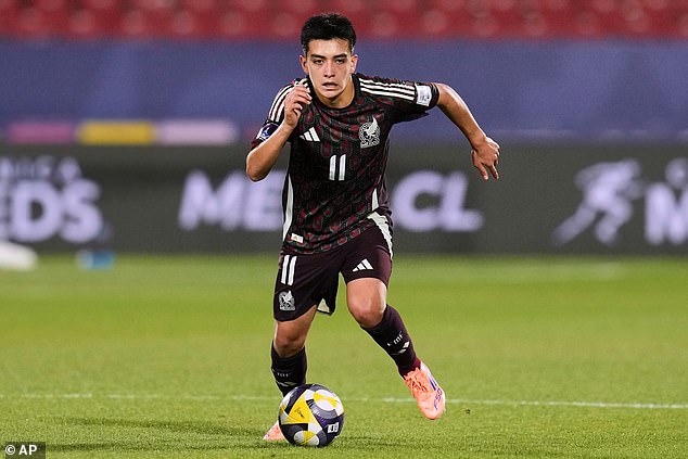 Gilberto Mora became the youngest Mexico player ever last year, at the age of just 16