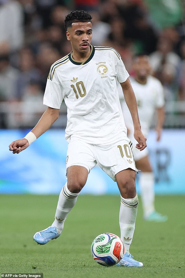 Musab Al-Juwayr is learning under Brendan Rodgers at Al-Qadsiah in the Saudi Pro League