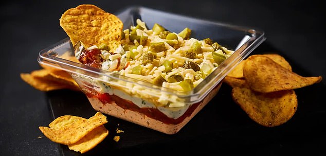 The retailer is focusing on 'loaded' dips this summer, such as a burger inspired layered dip comprising of burger sauce, cheese and jalapenos