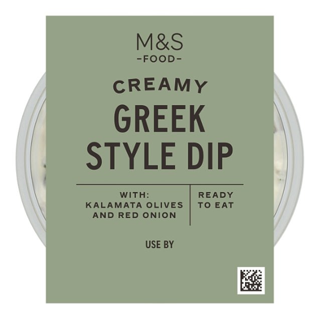Mediterranean flavours have influenced much of M&S's summer food range, including Greek cuisine (Greek style dip pictured)
