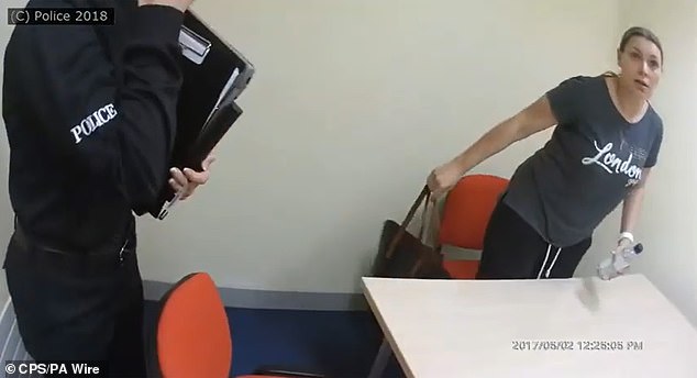 Ms Baird refused to answer any questions or make any allegations about her husband at Swindon’s Gablecross Police station