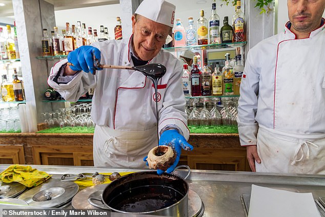 Or, visitors could enjoy tasting the iconic Tartufo di Pizzo - an iconic dessert that originates from Pizzo, in Calabria and is a hazelnut ice cream ball filled with melted chocolate