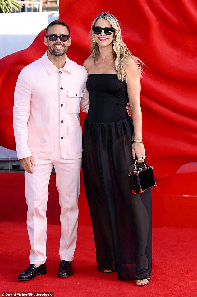 Pregnant Vogue Williams and her husband Spencer Matthews