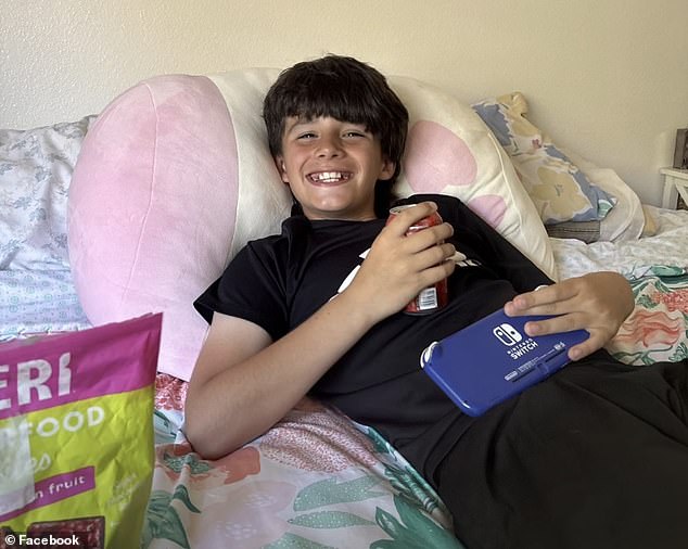 Callan was shot by his father in the bathroom. He was taken to hospital, where he died from his injuries