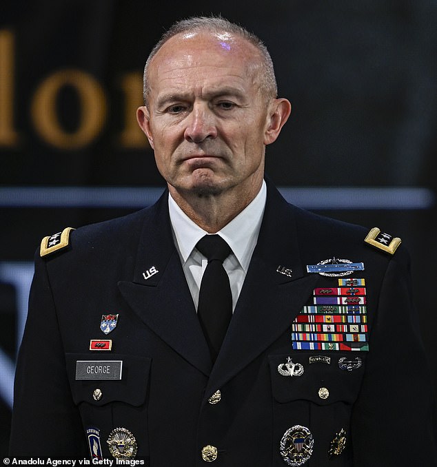 General Randy George attends the Heroes ceremony for Medal of Honor recipient retired Army Captain Larry L. Taylor at Conmy Hall, Joint Base Myer-Henderson Hall, Arlington, Virginia, United States on September 6, 2023