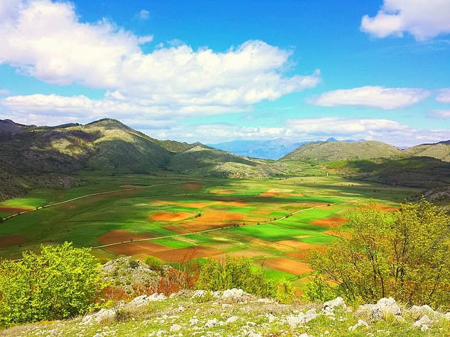 The pictursque Field of Klenjë is especially beautiful in spring and autumn