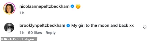 The aspiring chef, 27, and the actress, 31, packed on the PDA in the new social media images - after Brooklyn's mother Victoria spoke out on her 'challenging' year amid their feud