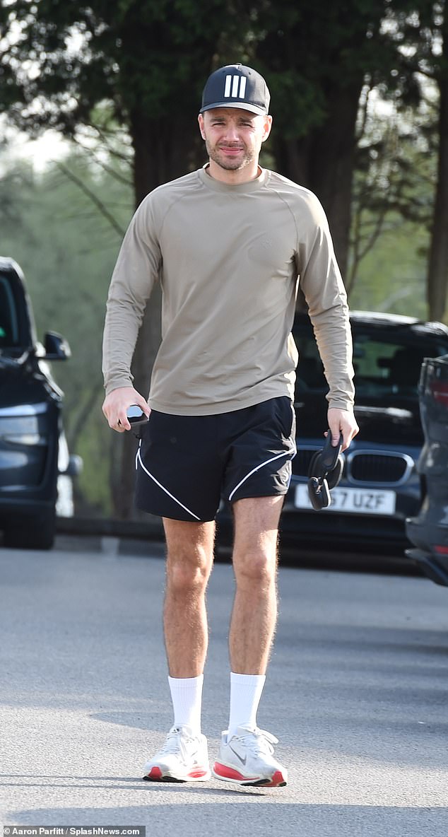 Adam Thomas spotted at the gym in Manchester, his first public appearance since the spat