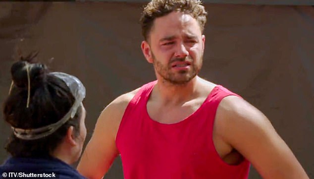 Adam Thomas gets emotional as a contestant on the latest series of I'm A Celebrity... in South Africa