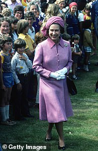 Queen Elizabeth visiting New Zealand in 1977