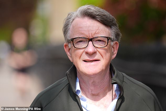 Sir Keir has admitted he made an error of judgment in selecting Mandelson (pictured) for the role