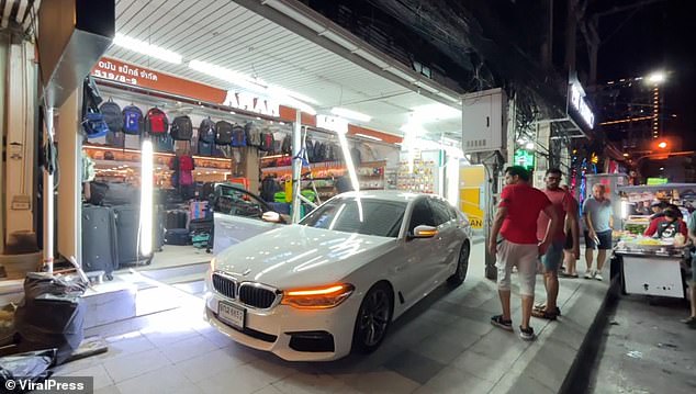 Five people were hospitalised but no deaths were reported from the crash