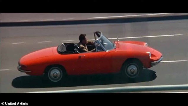 Jane and Stephen had bought the rare Alfa Romeo in 1998 having fallen in love with the car that featured in 1967 iconic film The Graduate starring Dustin Hoffman in his Spider Duetto