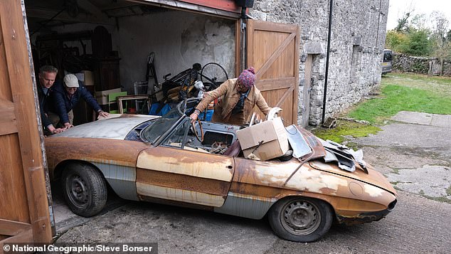 The example Car SOS hosts Fuzz Townshend (right) and Tim Shaw (left) were presented with at the start of the episode had clearly seen better days
