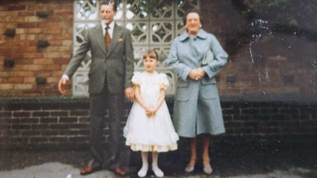 Charlie with her grandfather and grandmother Valerie, a quietly naive stay-at-home mum, who had no idea what was happening