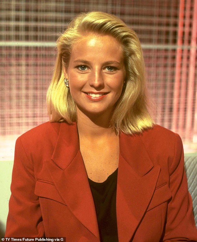 Age 23: Ulrika in 1990 during her career as a TV presenter