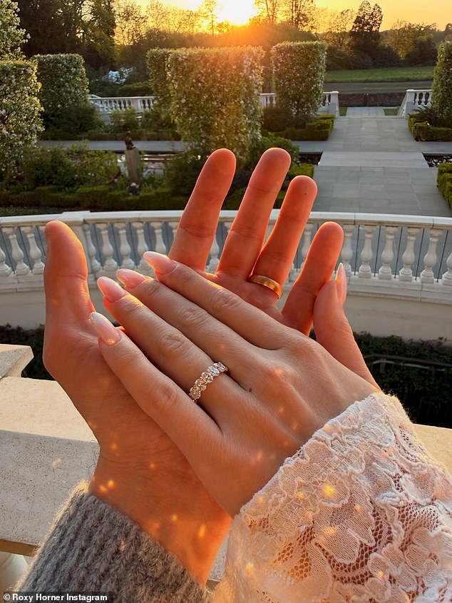 The model married comedian Jack Whitehall in a lavish Cotswolds ceremony on Saturday, before heading to Coworth Park hotel with her new husband and their daughter Else, two