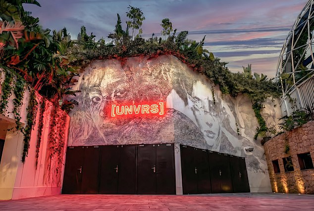 A sculpture at the UNVRS club entrance will welcome in attendees to the award-winning superclub and music venue