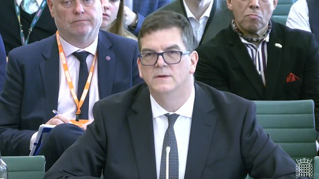 Olly Robbins told the committee earlier this week that he had received a letter formally dismissing him on Monday