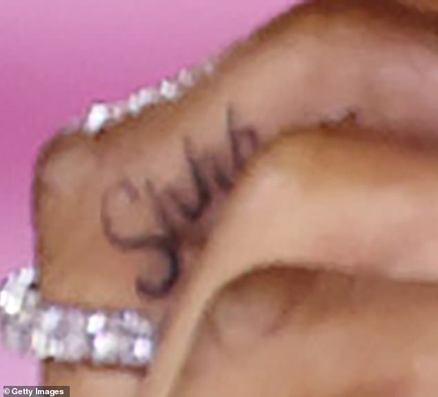 An autopsy report confirmed that Rivas Hernandez had a 'Shhh...' tattoo on her right inidex finger. A zoomed-in picture of Burke's finger shows he has a matching one