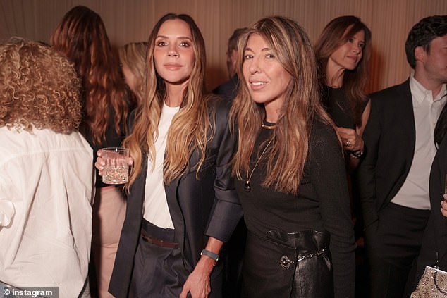 In what she describes as a 'pinch me moment', Victoria is hopeful the new fashion generations become as excited as she was shopping at Gap in her teens and 20 (seen with Nina Garcia)