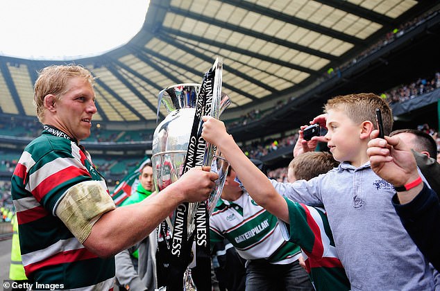 Moody represented Leicester Tigers between 1996 and 2010, lifting the Premiership on his farewell appearance at Twickenham