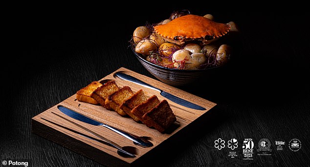 Potong, in Bangkok's Chinatown, offers a 20-course tasting menu