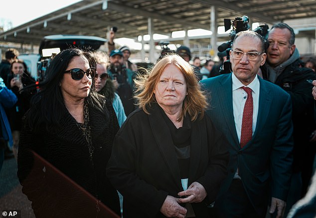 Asa Ellerup's attorney Robert A Macedonio said their lives had been 'destroyed' by Heuermann's actions, who is also joined by the family's therapist Alison T Winter