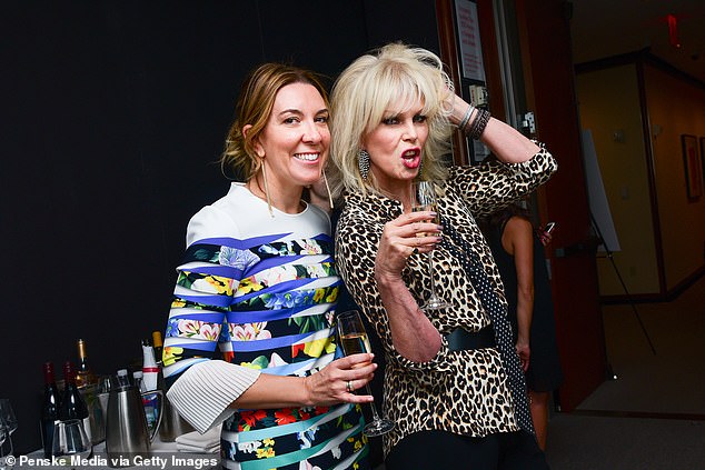 Dame Antonia hosted a series of glitzy parties for celebrity figures including Anna Wintour, Joanna Lumley and the now disgraced movie mogul Harvey Weinstein
