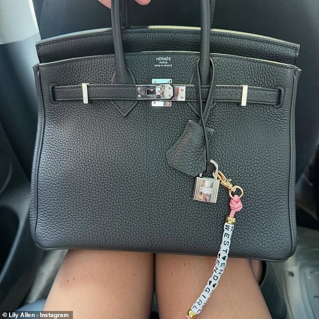The hitmaker also owns a second birkin, which costs a whopping $33,000