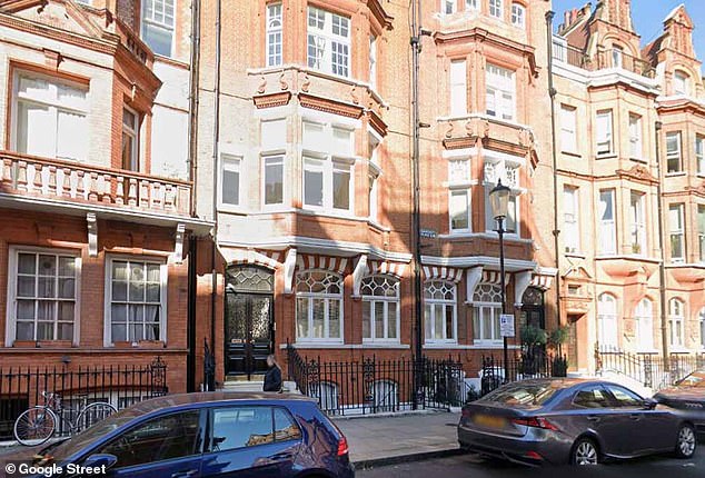 Pictured: Draycott Place in Chelsea, where Epstein had also rented a flat and housed victims
