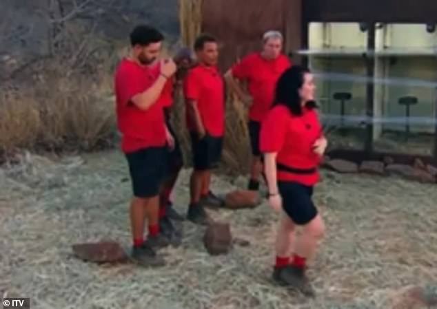 Upon he exit the former Gogglebox star chose not to hug any of the finalists as she made a swift getaway