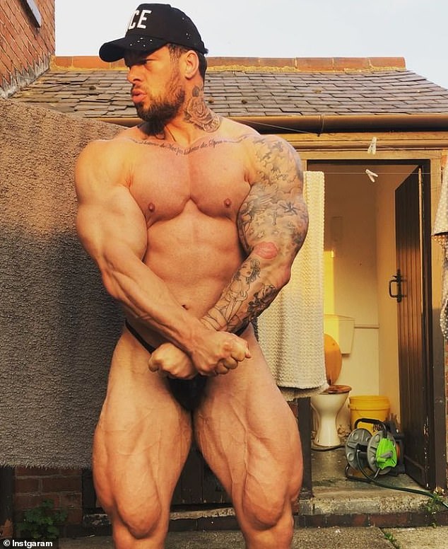 Back in 2024 Giant reportedly admitted to taking steroids in resurfaced YouTube videos and was said to have boasted about his 'phenomenal gains' (pictured 2024)