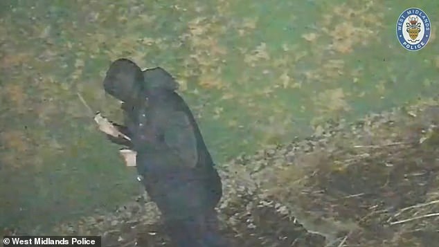 The predator then armed himself with a stick before breaking into his victim's property and raping her