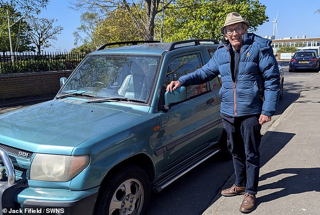 Ray Featherstone MBE (pictured), who holds a blue badge which would excuse him from the charges in the car park, said he is parking on the street 'in solidarity' for those made to pay