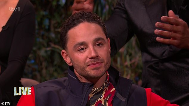 Upon hearing that Adam had won, David confronted the actor and questioned whether he 'deserved to win after calling Jimmy the C-word' in South Africa