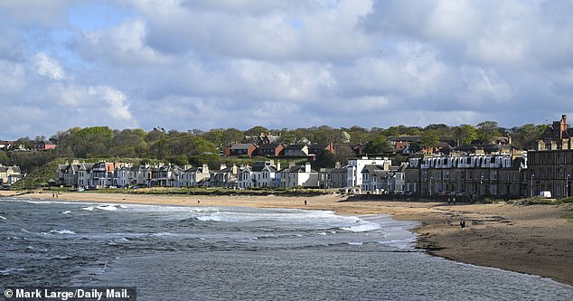 The seaside village of North Berwick, off the coast of which a new wind farm will soon be built